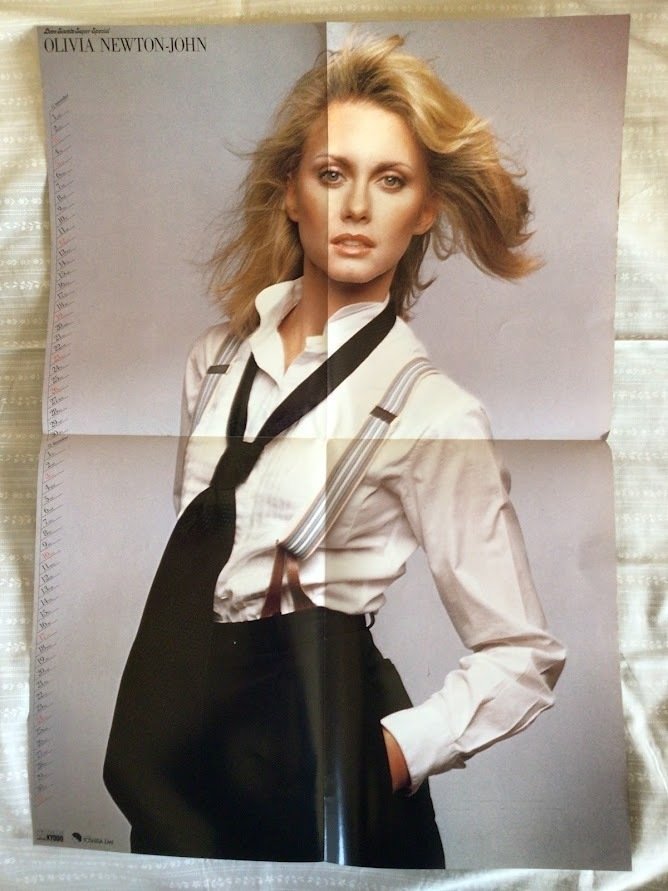 Olivia Newton-John - Japan Tour 1978 Official Program Book with Original Folded Poster - 1978 #1.0