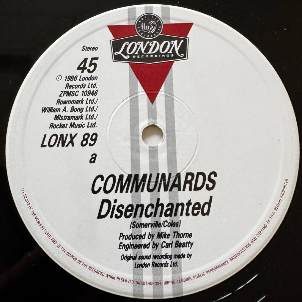 The Communards - 6 great records from The Communards - Diverse Titel - Vinylschallplatte - Erstpressung - 1986 #4.3