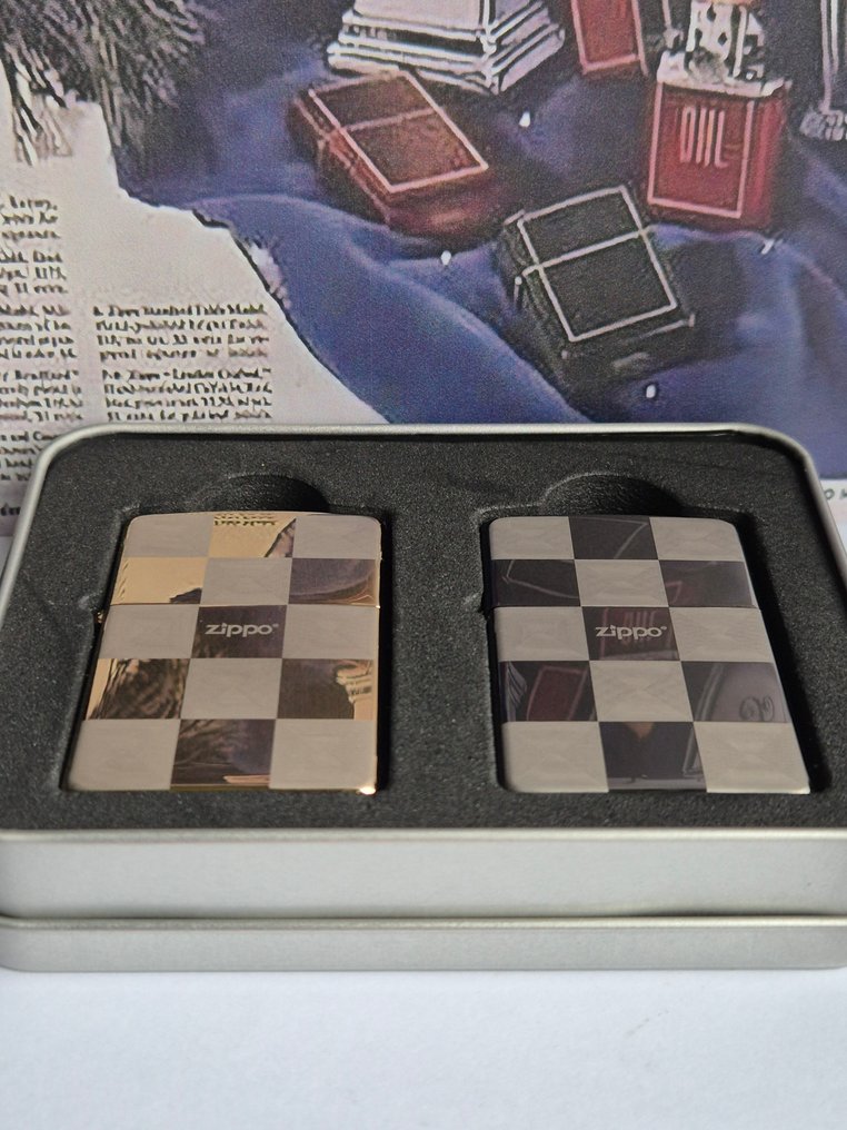 Zippo - Ingen mindstepris - Lighter - Messing, Stål -  (2) #3.2