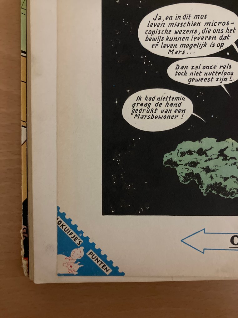 Dan Cooper 4 - Richting Mars - met kuifjespunt - 1 Album - First edition - 1960 #2.1