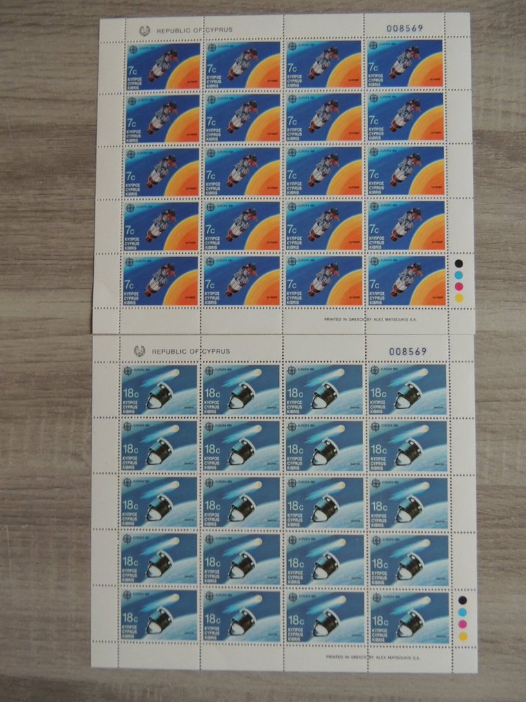 Malta & Cyprus  - Collection in sheets, Europe theme (CEPT), Y&T with a value of 1765 €. #1.0