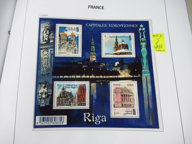Frankreich 2015 - Wunderschöne Sammlung in einem Davo-Album. #4.3