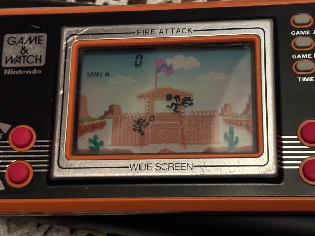 Nintendo - Game & Watch - Wide Screen - Fire Attack ID-29 - Handheld-Konsole - Ohne Originalverpackung #1.0