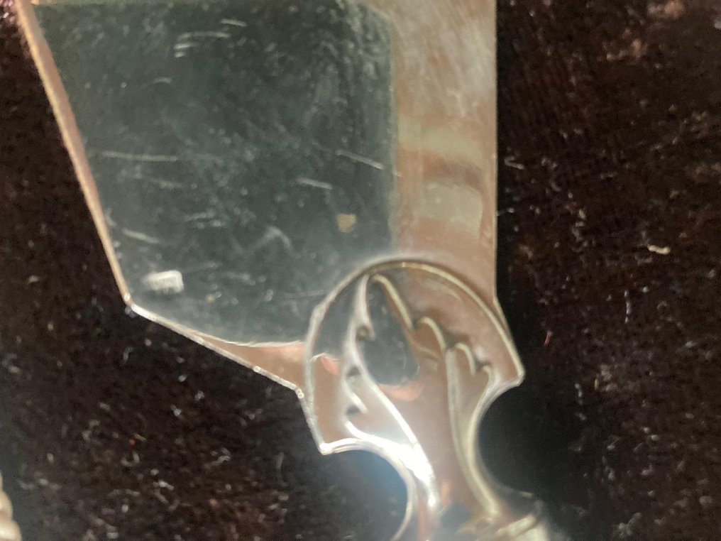 蛋糕叉 (2) - .900 银 - 两份蛋糕餐具 #4.3