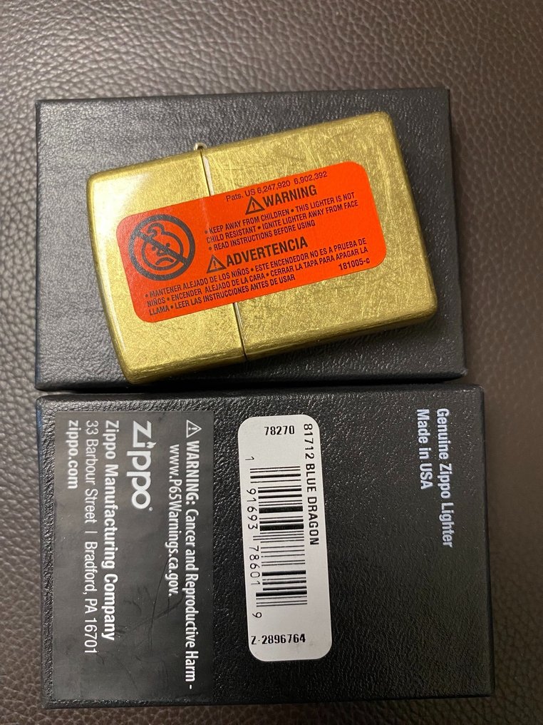 Zippo - Blue Dragon - Sem preço de reserva - Isqueiro - Latão #1.0