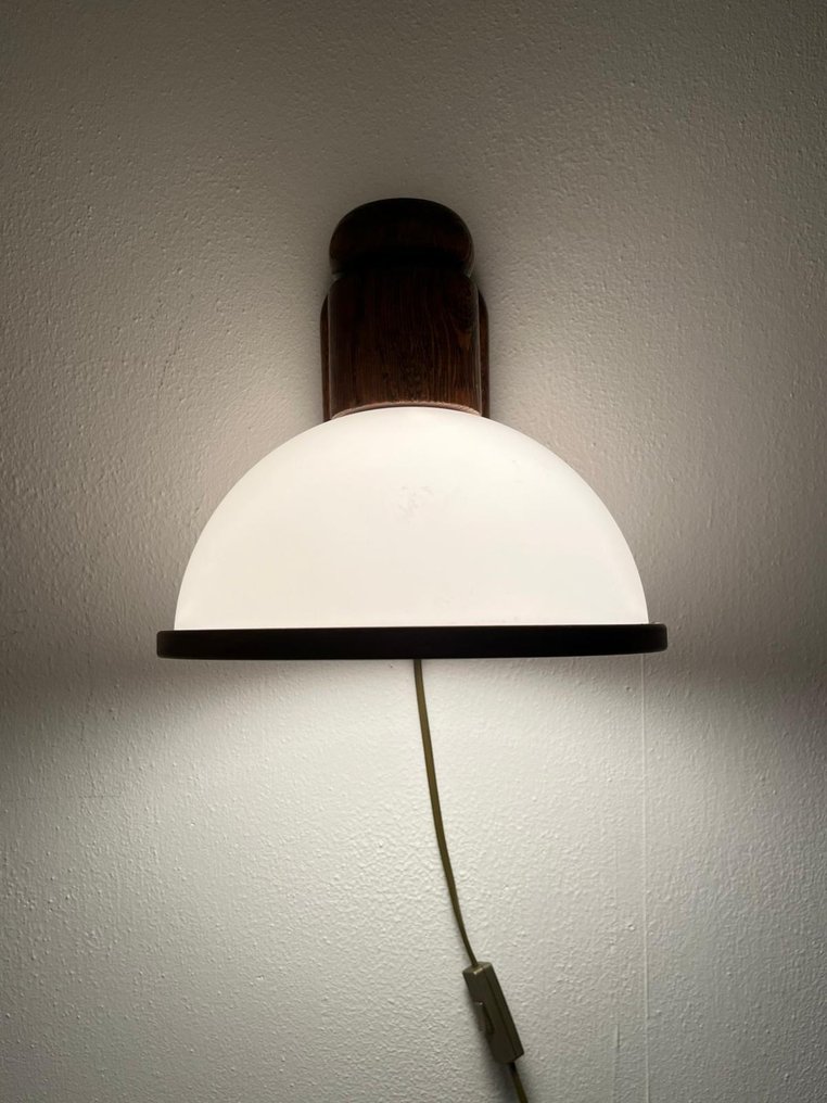 Steinhauer - Væglampe - Træ, Glas #1.0