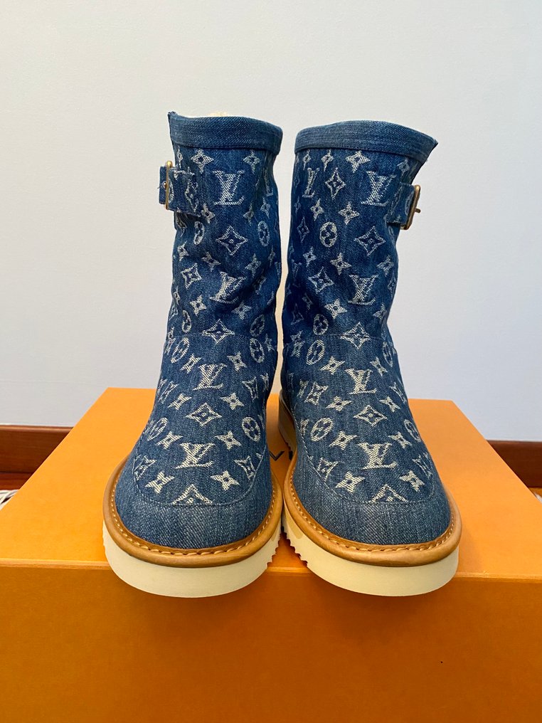 Louis Vuitton - Denim Cozy Boots - 运动鞋 - 尺寸: EU 44.5 - 带标签的新品 #2.1