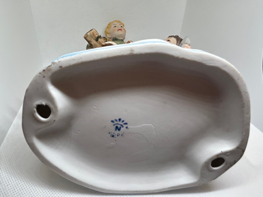 Capodimonte - Αγαλματίδιο - Fratelli che giocano - Πορσελάνη #3.2