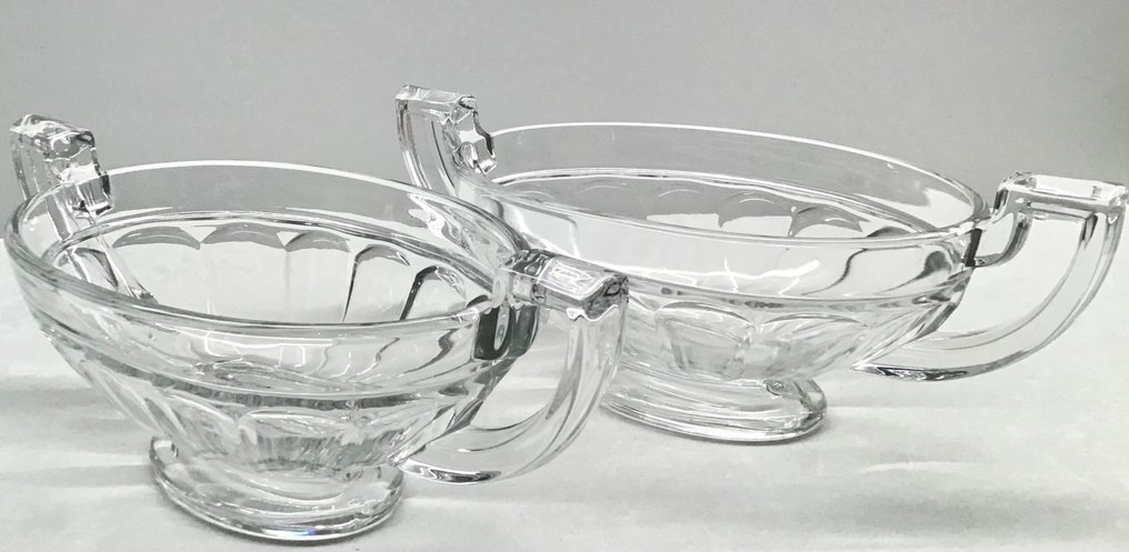 Val st Lambert - Charles Graffart & René Delvenne - Διακοσμητικό - μοντέλο «Noémie»  - διάφανο κρύσταλλο - υπογεγραμμένο #2.1