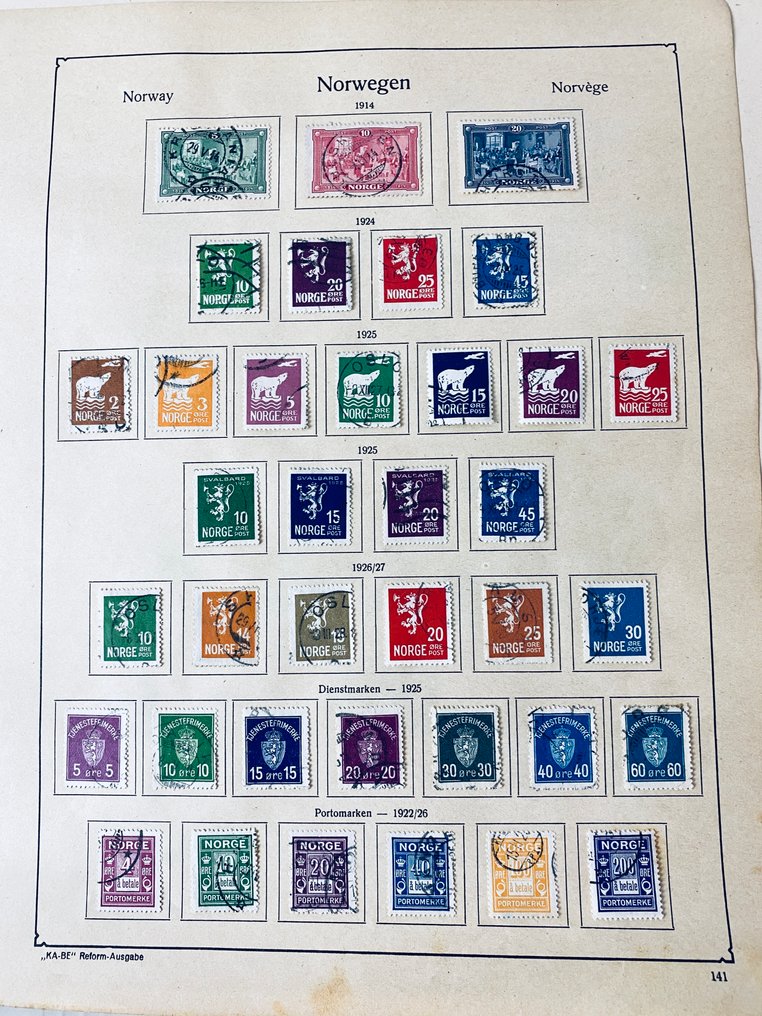 挪威  - Collectie Noorwegen Klassiek #1.0