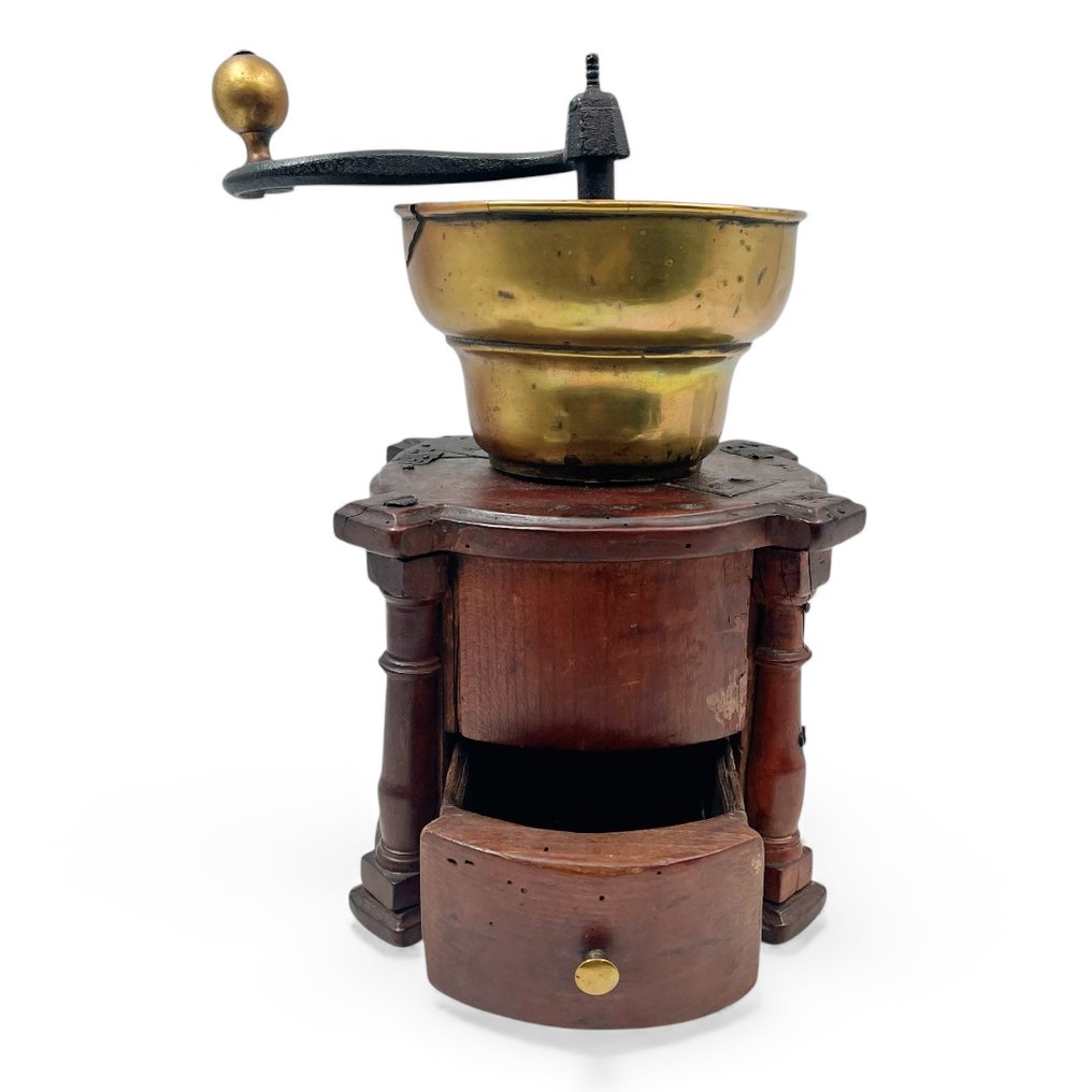 咖啡研磨机 - 木, 金属 - 咖啡磨豆机 #1.0