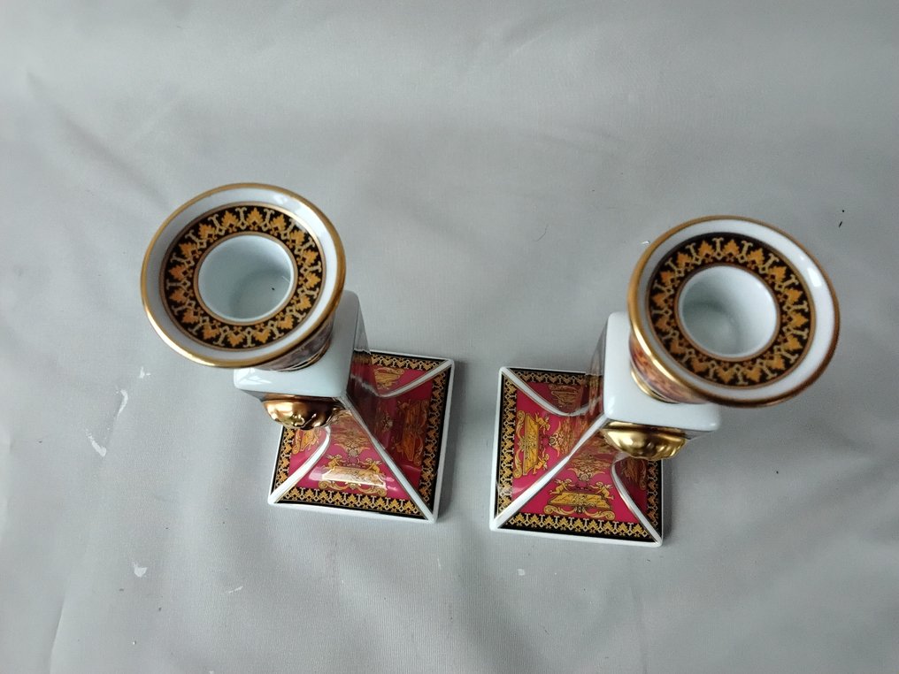 Rosenthal - Versace - 燭台 美杜莎 (2) - 瓷器 #2.1