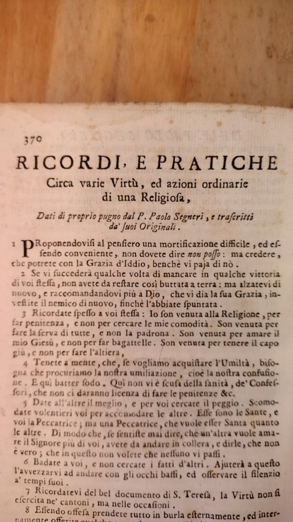F.M. Galluzzi - Vita di Paolo Segneri - 1716 #4.3