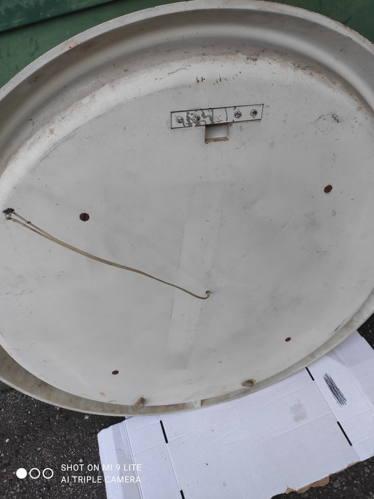 Mirror  - Wood - Round with light #3.2