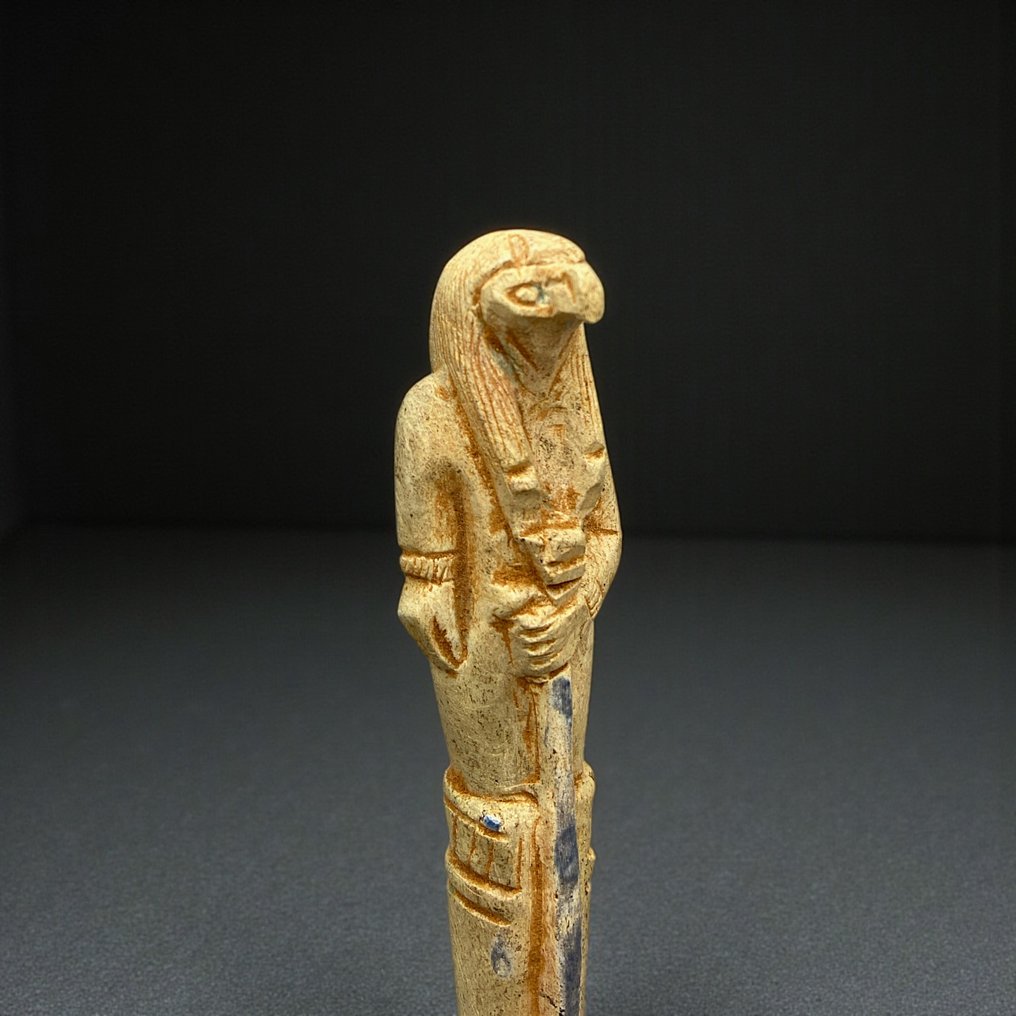 Replica of ancient Egyptian Ritual Spoon with Falcon Headed God Horus  (No reserve price) #1.0