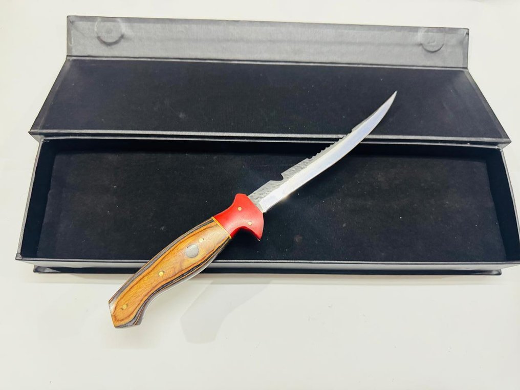 厨刀 - 鱼片刀 -  日本鱼片刀（061） - 少钢环氧树脂与盒子 - 日本 - 日本鱼片刀 #1.0