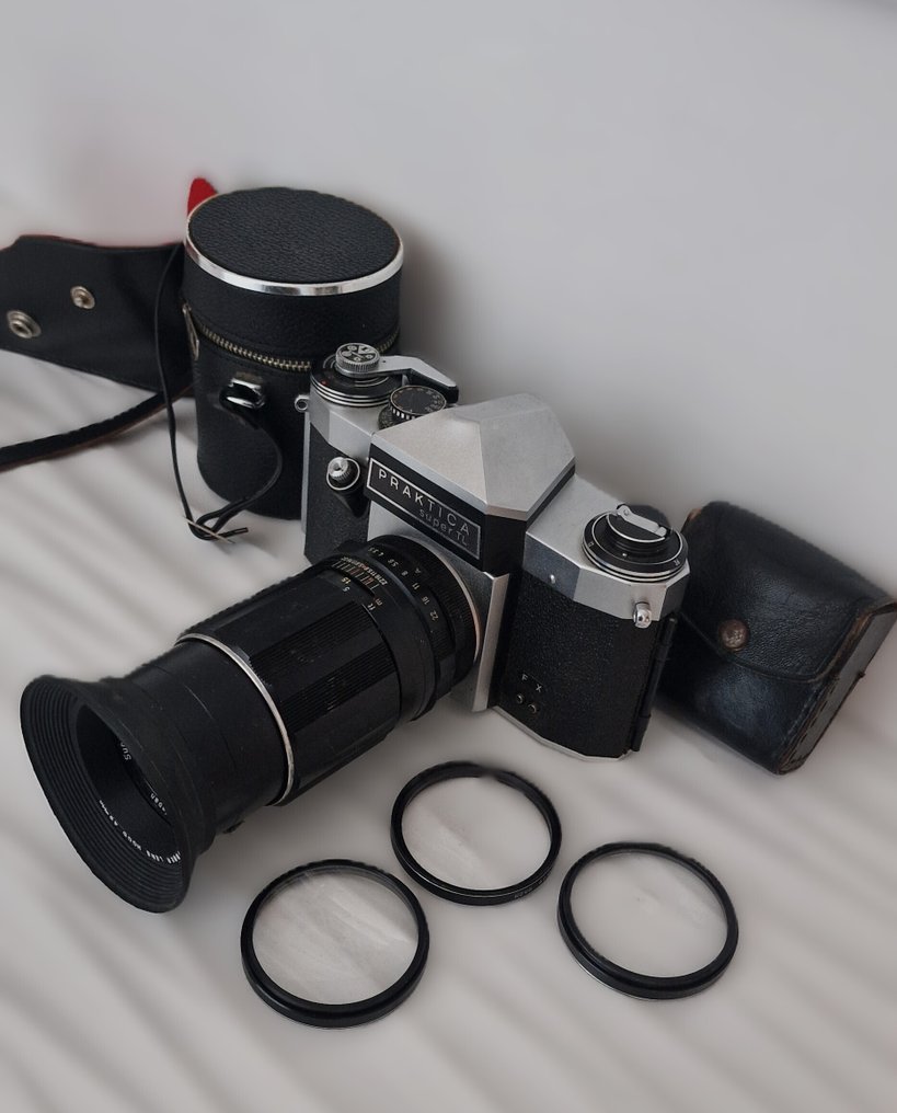 Praktica Super TL + Super-Takumar 3,5/135mm + acc. | Analóg fényképezőgép #1.0