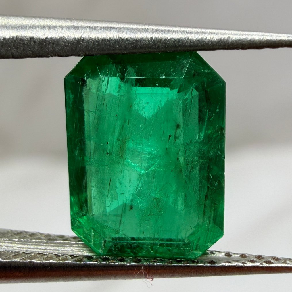 没有保留价 - 1 pcs  绿色 祖母绿  - 1.82 ct - 国际宝石研究院（IGI） - 天然翡翠 #1.0
