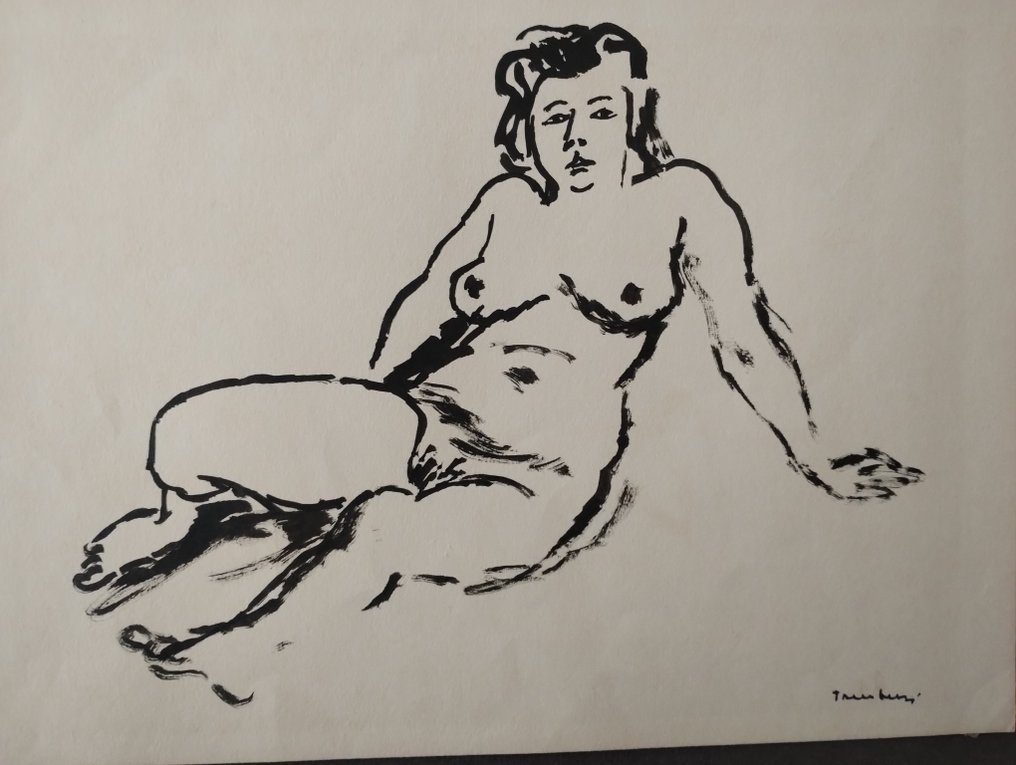 Orfeo Tamburi (1910-1994) - Nudo di donna #2.1