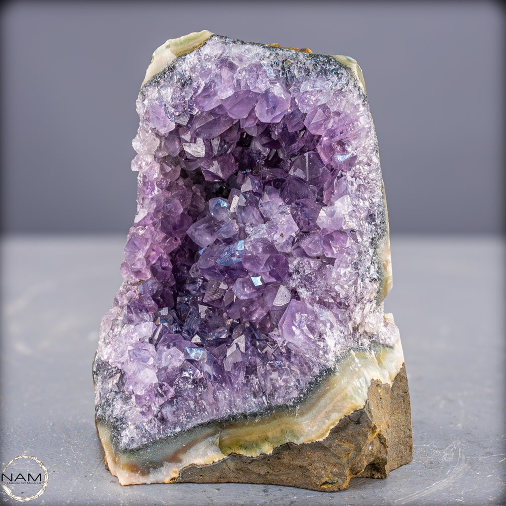 天然紫水晶簇 MIT强烈紫色晶体结构- 827.07 g #3.2