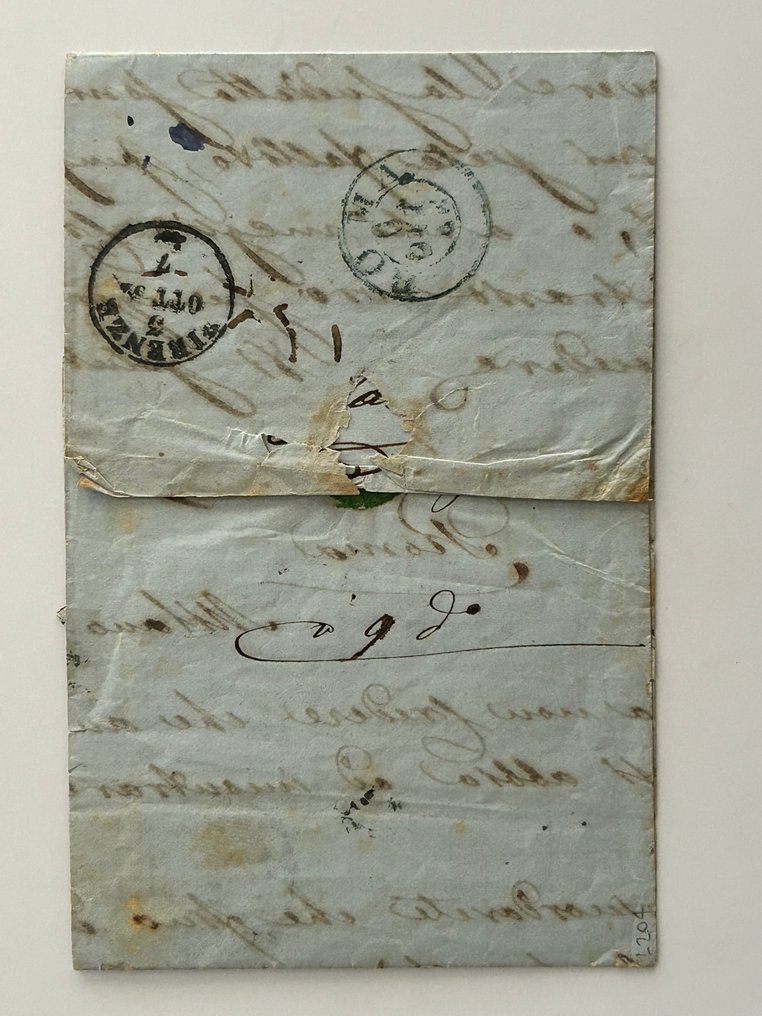 意大利王国  - 两个令人惊叹的信封已运送到教皇国，均已认证。 #3.2