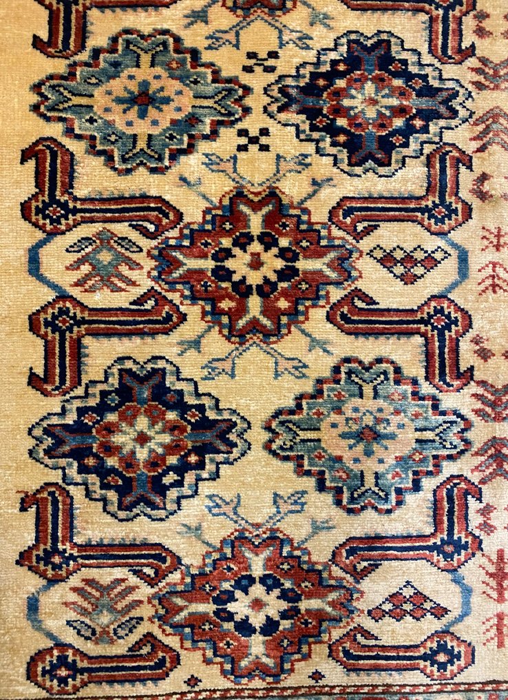 非常精细的哈萨克毯子 - 稀有设计 - 小地毯 - 218 cm - 144 cm #4.3