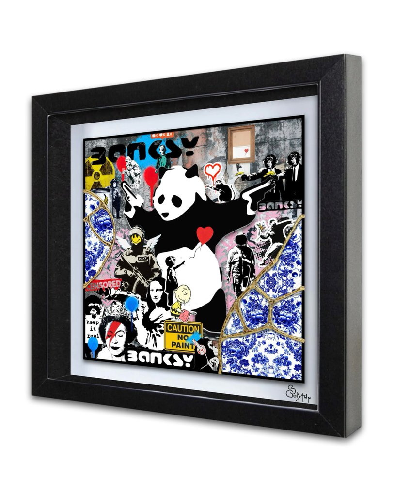 Stéphanie Godann - Banksy Porcelain Fusion #4.3