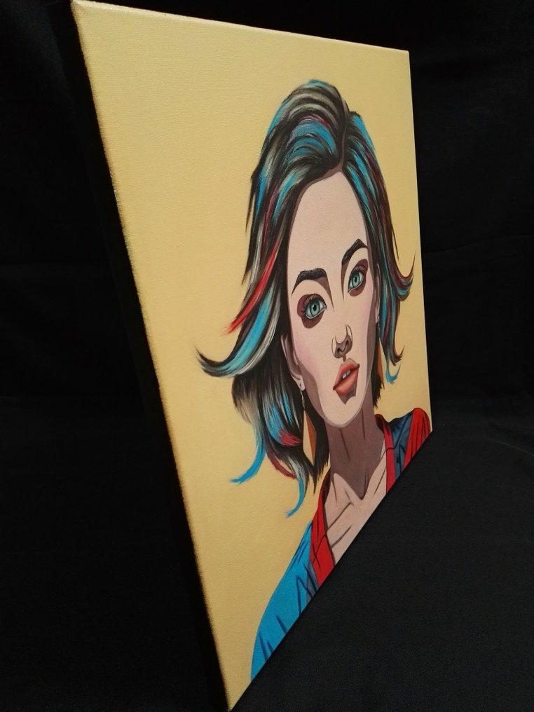 steivan loundou - Portrait pop art #2.1