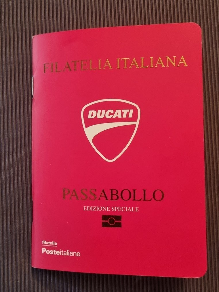 意大利 2024 - Ducati Passabollo Poste Italiane限量系列，配有极为稀有的邮票和邮戳。 #1.0