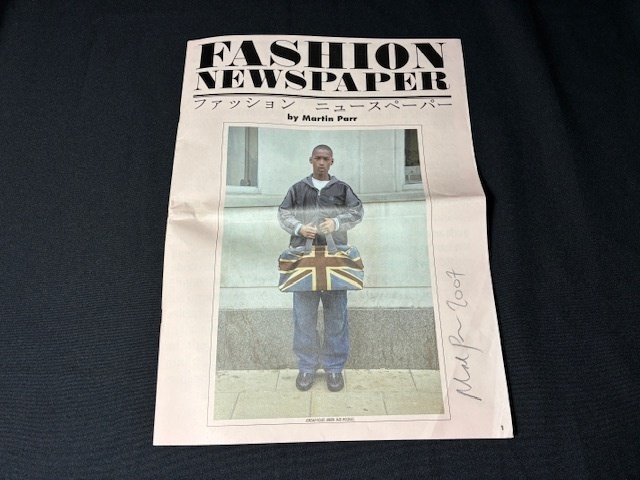 SIGNED; Martin Parr - Fashion Newspaper Paul Smith (VINTAGE SIGNATURE, FRESH COPY) - 2007 #1.0