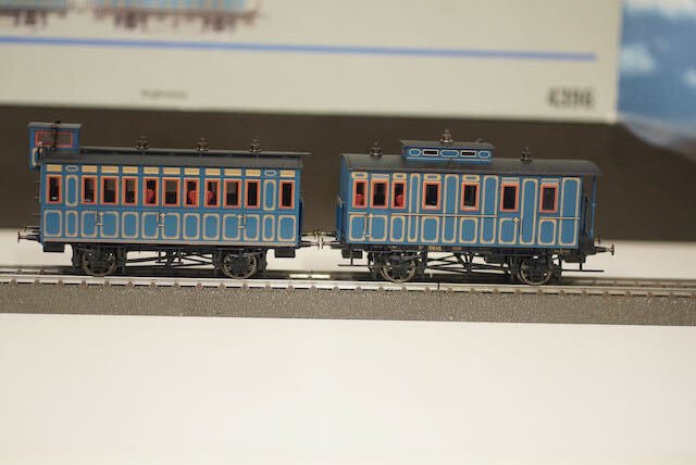 Märklin H0 - 4396 - Unidad de tren (1) - Conjunto 'Der König-Ludwig zug' con coche calefactor y coche de servicio. - K.Bay.Sts.B #2.1