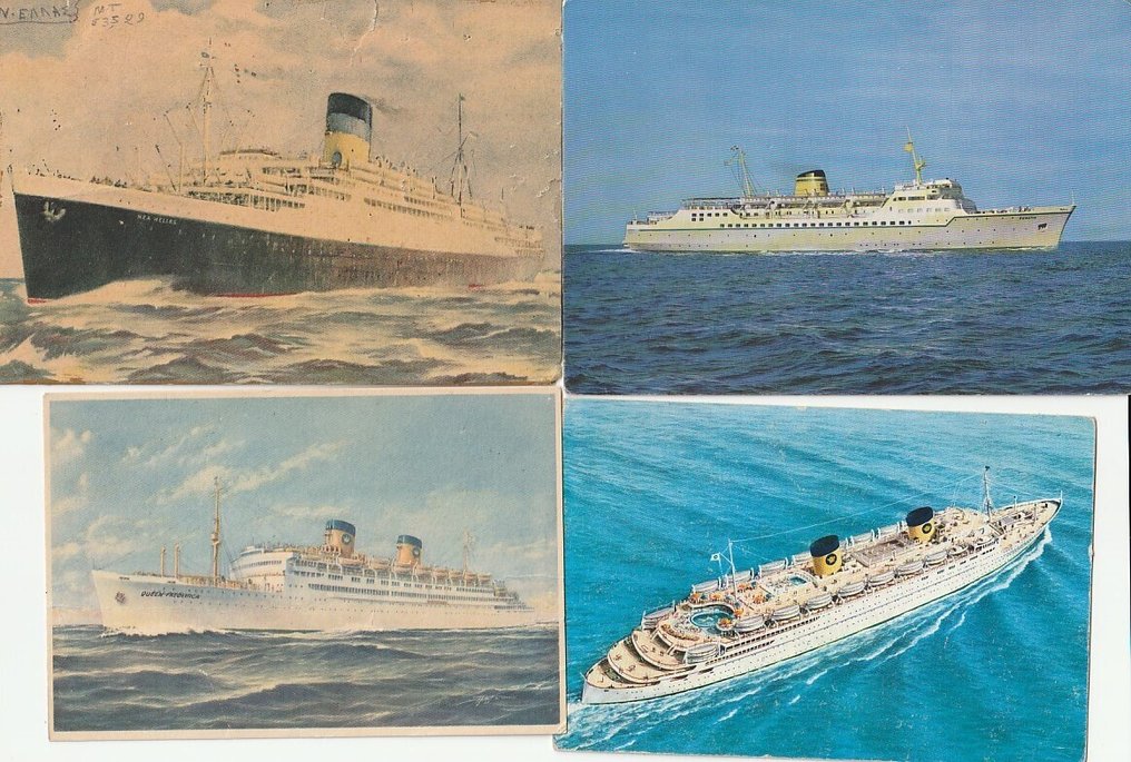 Ελλάδα - Ευρώπη, Πλοία, Βασιλεία - Καρτ-ποστάλ (119) - 1910-1960 #3.2