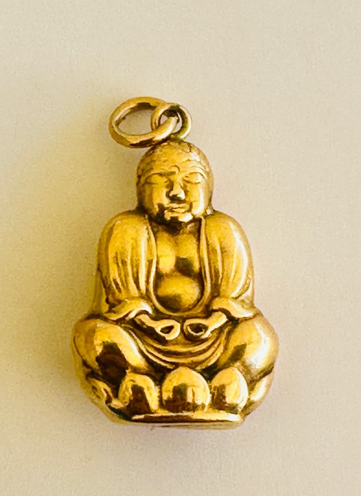 χωρίς τιμή ασφαλείας - Κρεμαστό κόσμημα - 14 καράτια Κίτρινο χρυσό #4.3