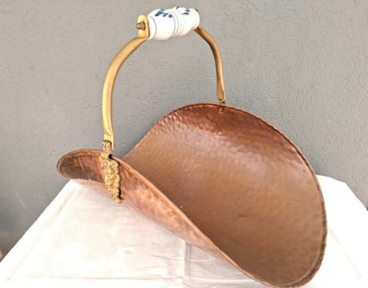 Portariviste - Rame, Ottone - Porta giornali in rame #1.0