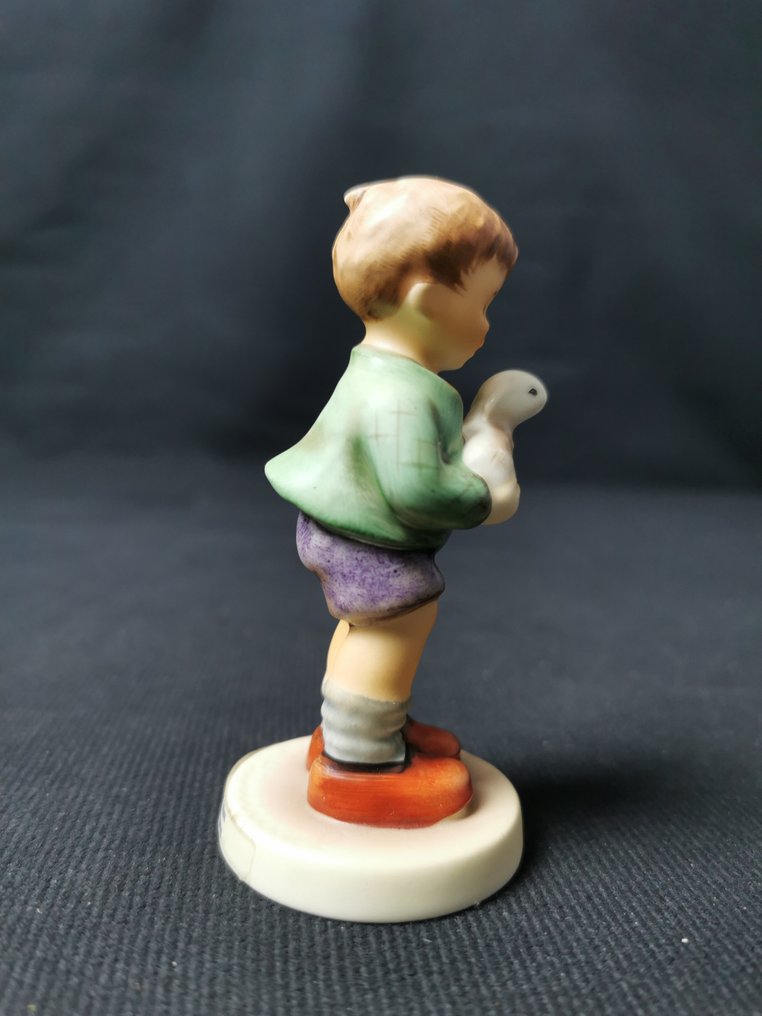 Statuette, Vintage Hummel Goebel - Statuetta "I'll protect him sai inicht bang" #1987 - Al 10cm - TMK6 - 10 cm - Porcelain #2.1