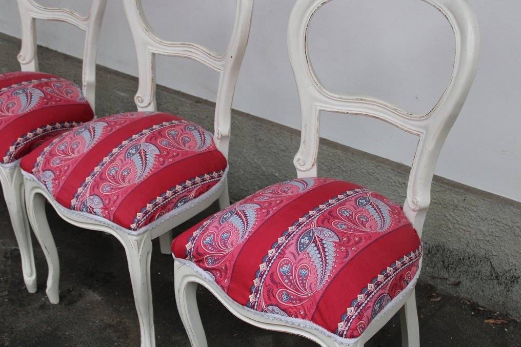 Καρέκλα τραπεζαρίας - Ξύλο, Textile - Καρέκλες τραπεζαρίας #4.3