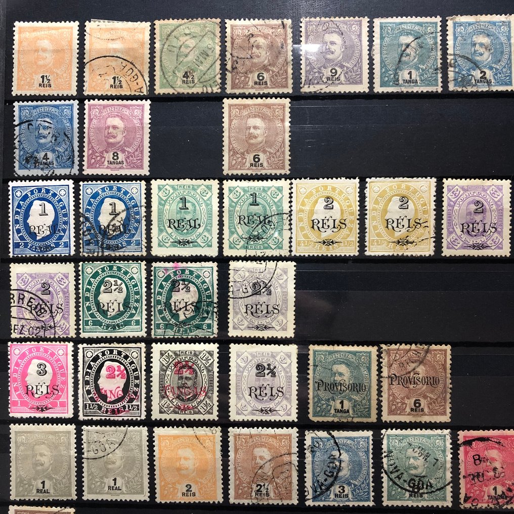 India portoghese 1867/1955 - Portoghesi in India e Timor su elenchi - Michel #4.3