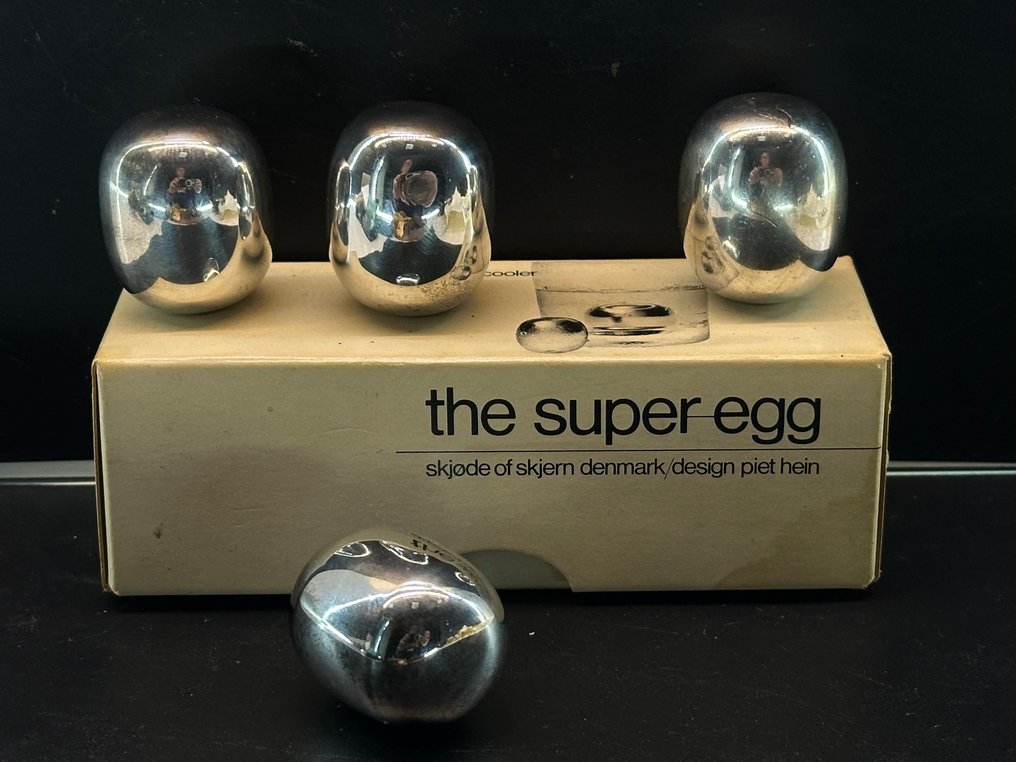 Piet Hein - Piet Hein Eek - Ψυγείο (4) -  Υπερψυγείο Αυγών - Γαλβανισμένο με ασήμι #1.0