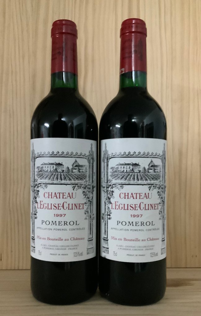 1997 Chateau L‘Eglise-Clinet - Bordeaux, Pomerol - 2 Bottles (0.75L) #1.0