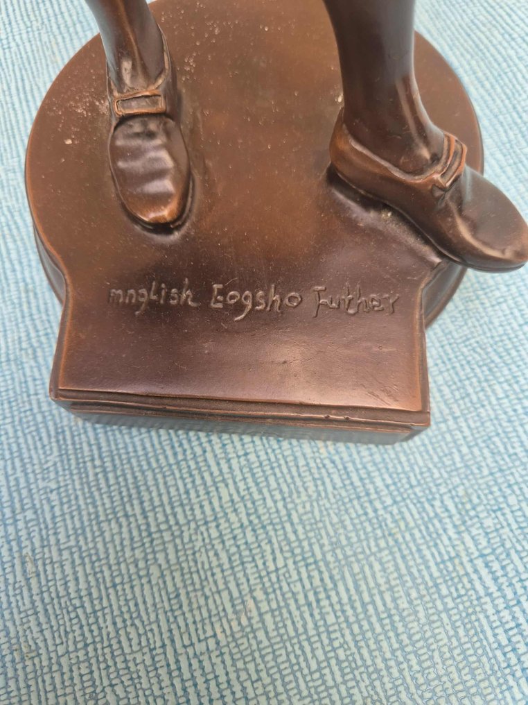 Rzeźba, Mozart - 5,1 kg - 40.5 cm - Brąz patynowany #3.2