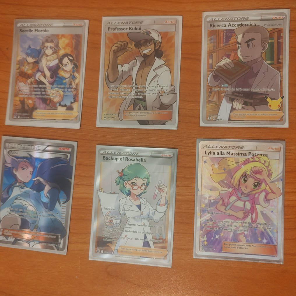 Pokémon - 6 Card Full art - Various sets #1.0