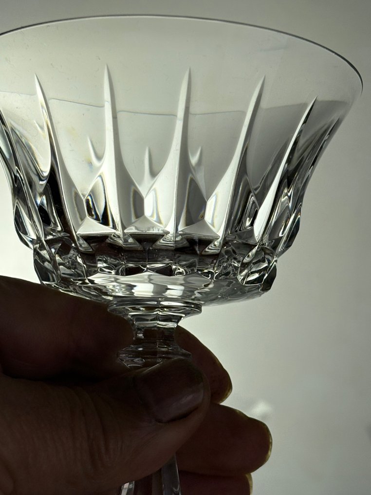 Cristal - Ποτήρι (6) - Val Saint-Lambert μεγάλα ποτήρια σαμπάνιας Mery ποτήρι. - Κρύσταλλο #1.0