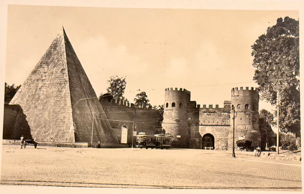 意大利 - 意大利 - 罗马 - 一批9张古董明信片，附有详细的手写历史笔记（约 - 明信片相册 (9) - 1910-1930 #3.2