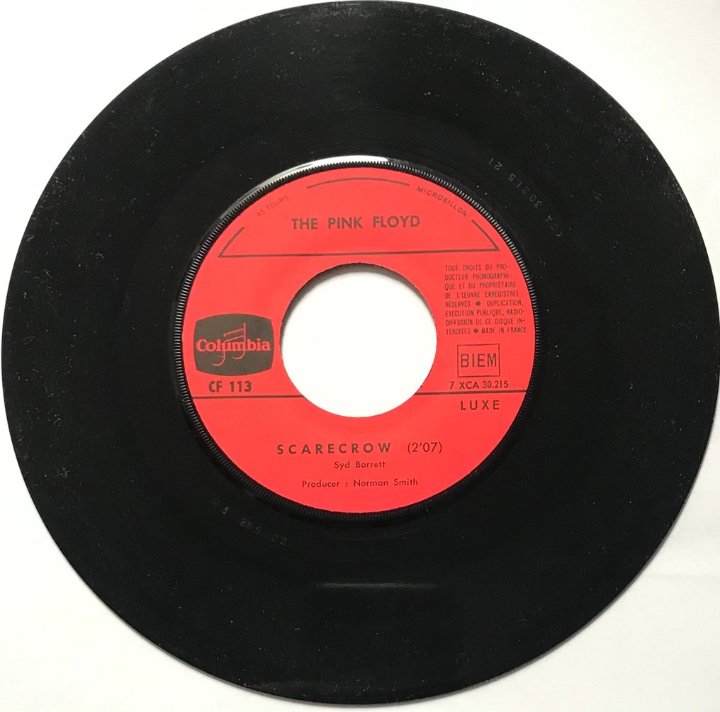 Pink Floyd - See Emily Play - 1st French pressing - 45 RPM 7" Single - 1st Pressing - 1967 #2.1