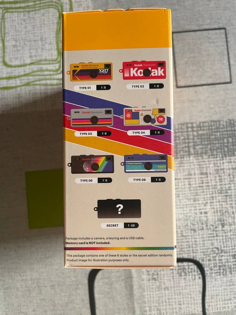 Kodak Charmera Keychain Digital Camera Blind Box - New Sealed - 6 Variants + 1 Secret - Nuovo e Sigillato Digital camera #2.1