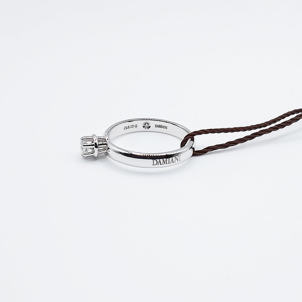 Damiani - Δαχτυλίδι - 18 καράτια Λευκός χρυσός -  0.16ct. tw. Διαμάντι (Φυσικό)  - Διαμάντι #3.2