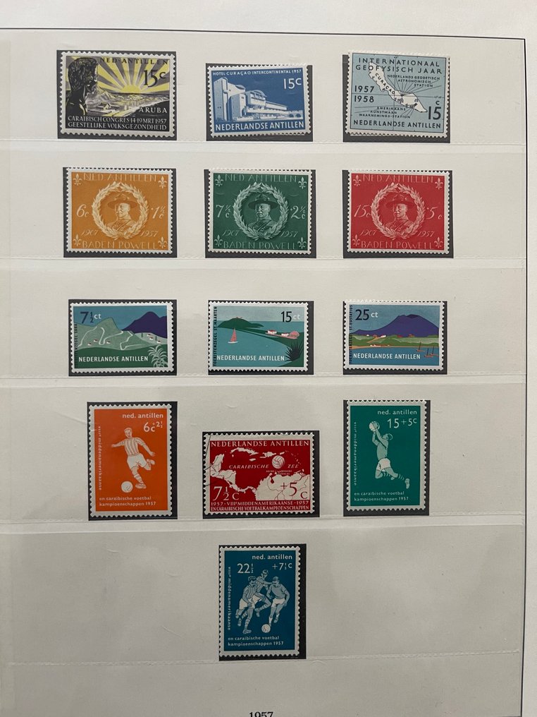 荷属安的列斯群岛 1949/1971 - 收藏品，装在Lindner相册中，带保护套 #3.2