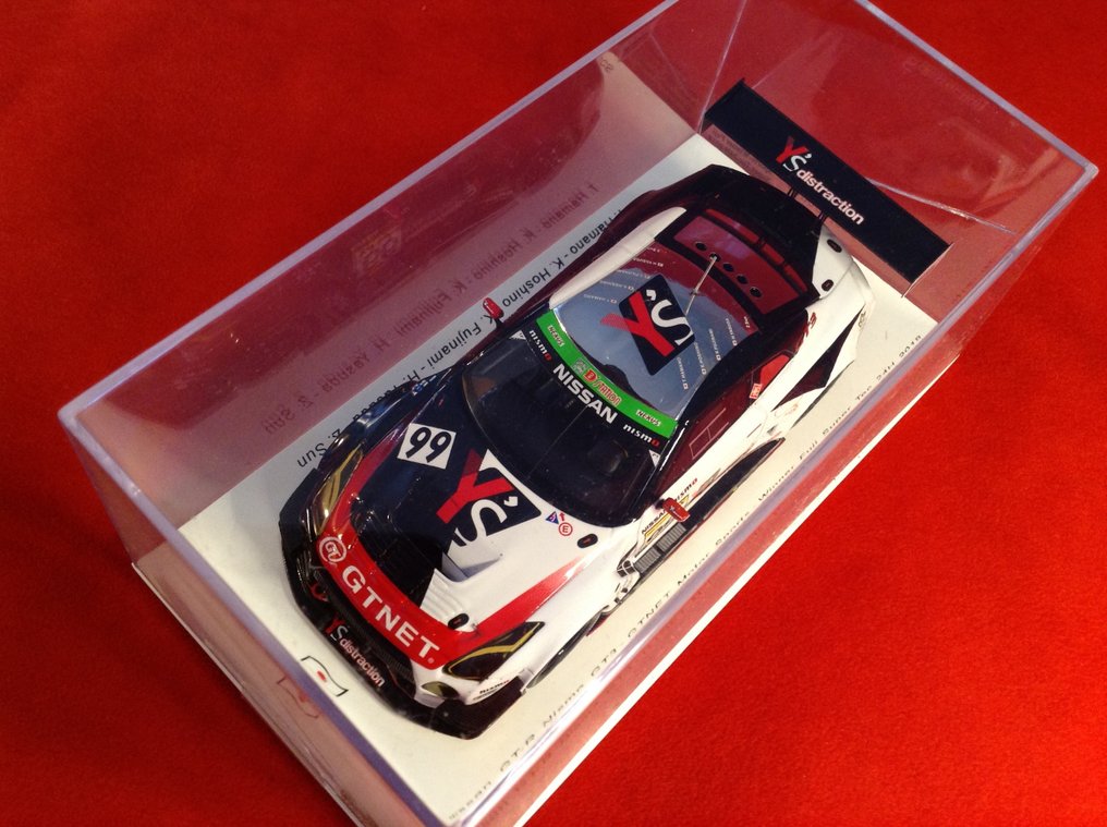 Spark 1:43 - Modellino di auto da corsa - ref. #SJ067 Nissan GT-R Nismo GT3 GTNET Motor Sport 1° 24h Fuji 2018 #99 - excellent quality - limited edition - hard to find today - numbered #286 of only 300 pcs #1.0
