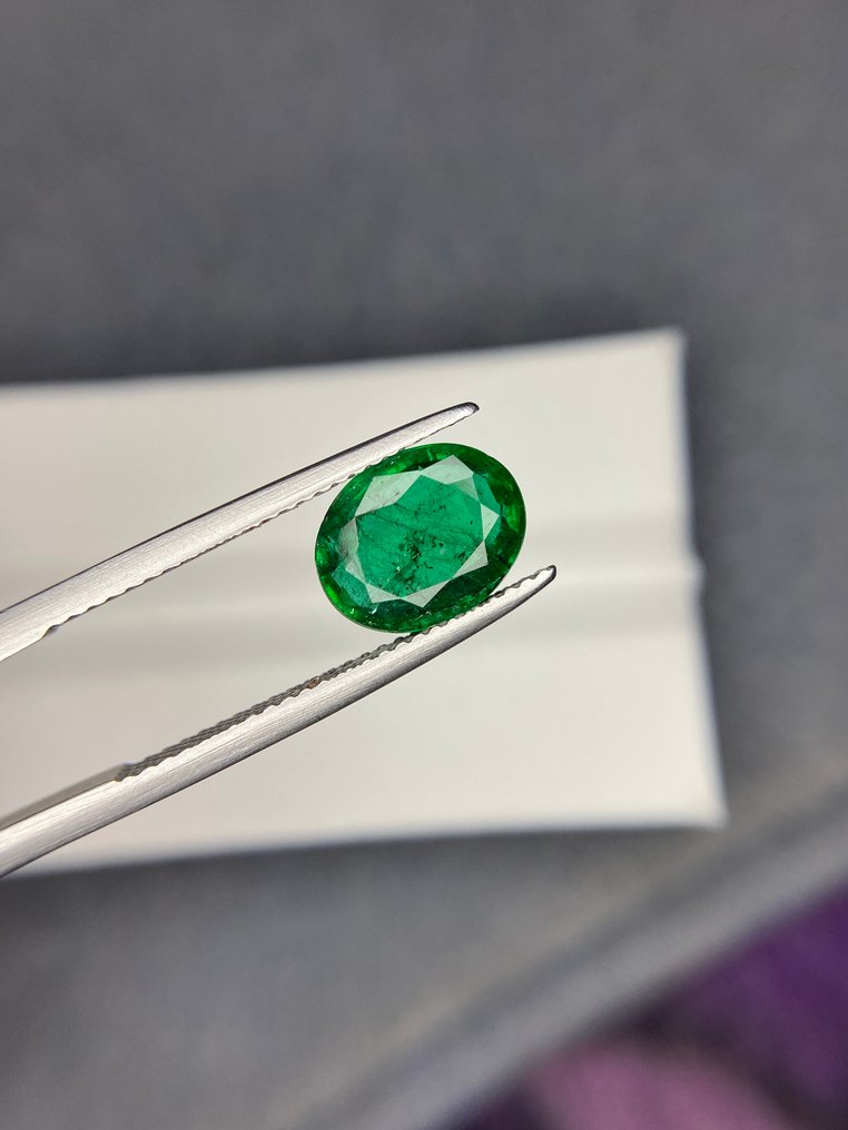 1 pcs  绿色 祖母绿  - 2.46 ct - 国际有色宝石协会（ICA GemLab） #2.1