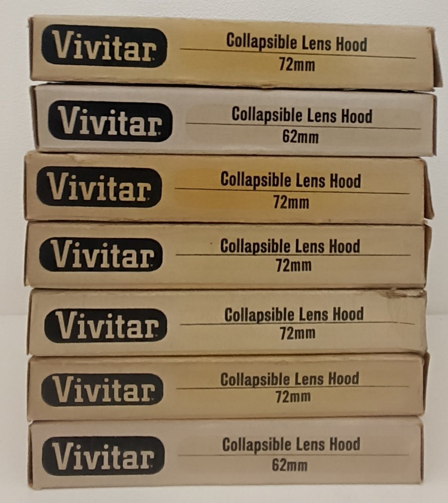 Vivitar, Eumig Collapsible Lens Hood 72mm / 62mm + Release Grip S2, S3, C5, C6. Analoge camera #1.0